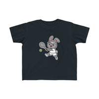 Tennis Player Bunny Toddler T-Shirt