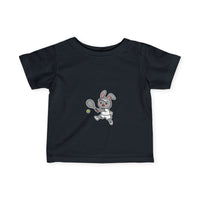 Tennis Player Bunny Infant T-Shirt