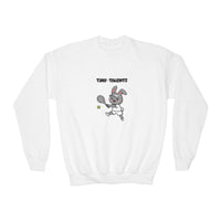 Tennis Player Bunny Youth Sweatshirt