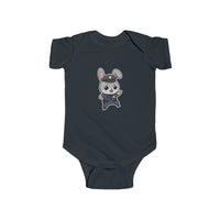 Police Officer Bunny Shortsleeve Infant Bodysuit