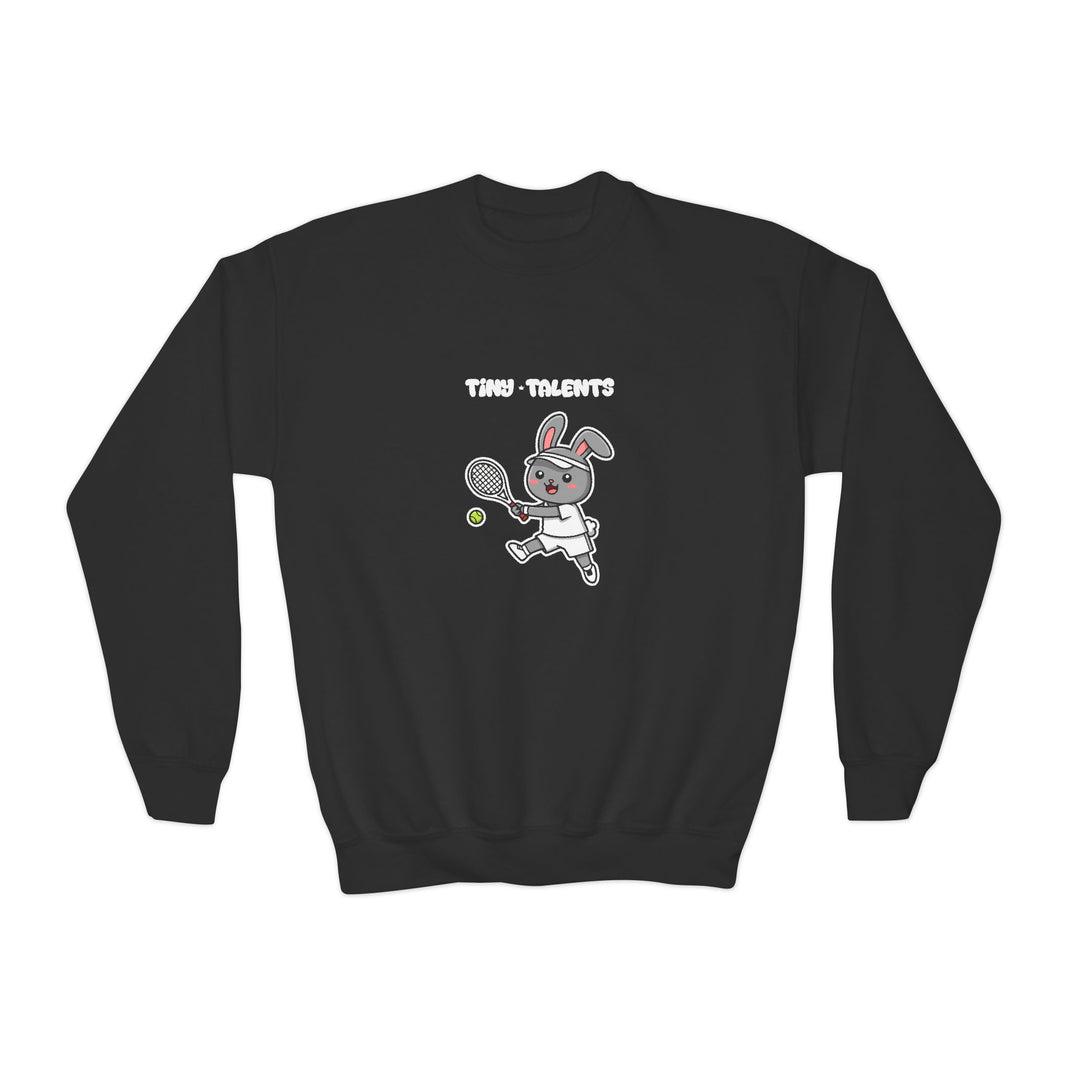 Tennis Player Bunny Youth Sweatshirt