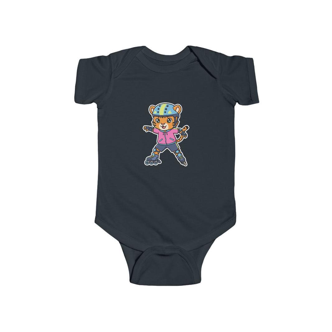 Rollerblader Tiger Shortsleeve Infant Bodysuit