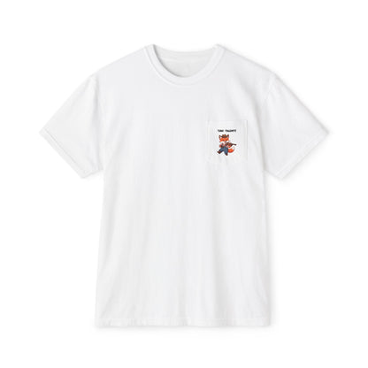 Fiddle Fox Adult Pocket T-Shirt (Unisex)