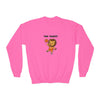 Basketball Player Lion Youth Sweatshirt