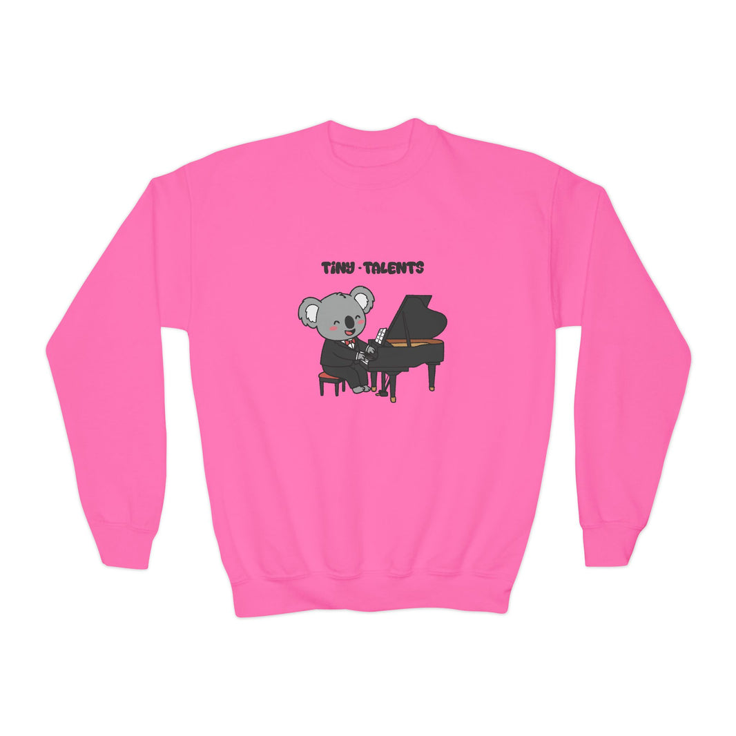 Piano Player Koala Youth Sweatshirt