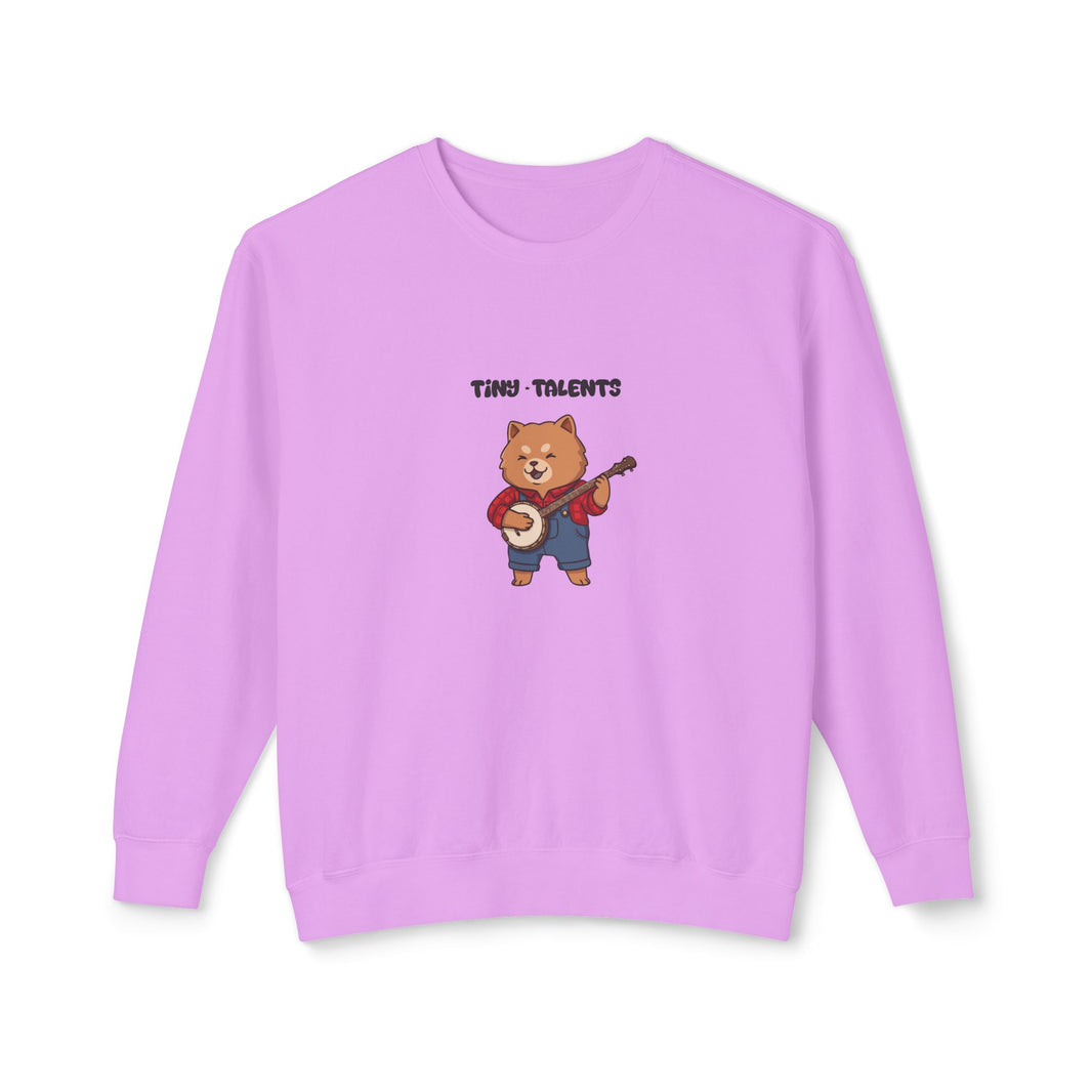 Banjo Player Dog Adult Sweatshirt (Unisex)
