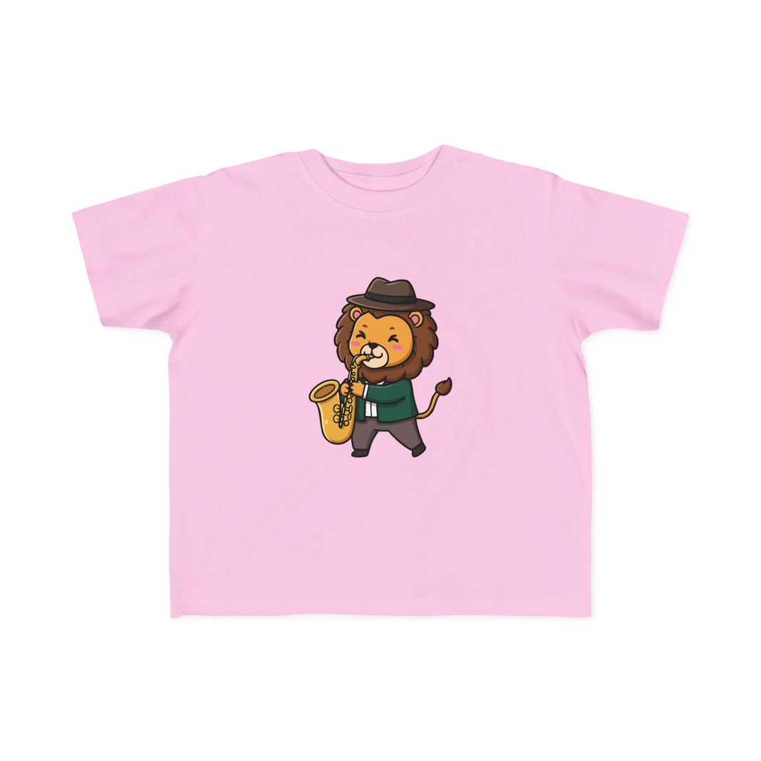 Saxophone Player Lion Toddler T-Shirt