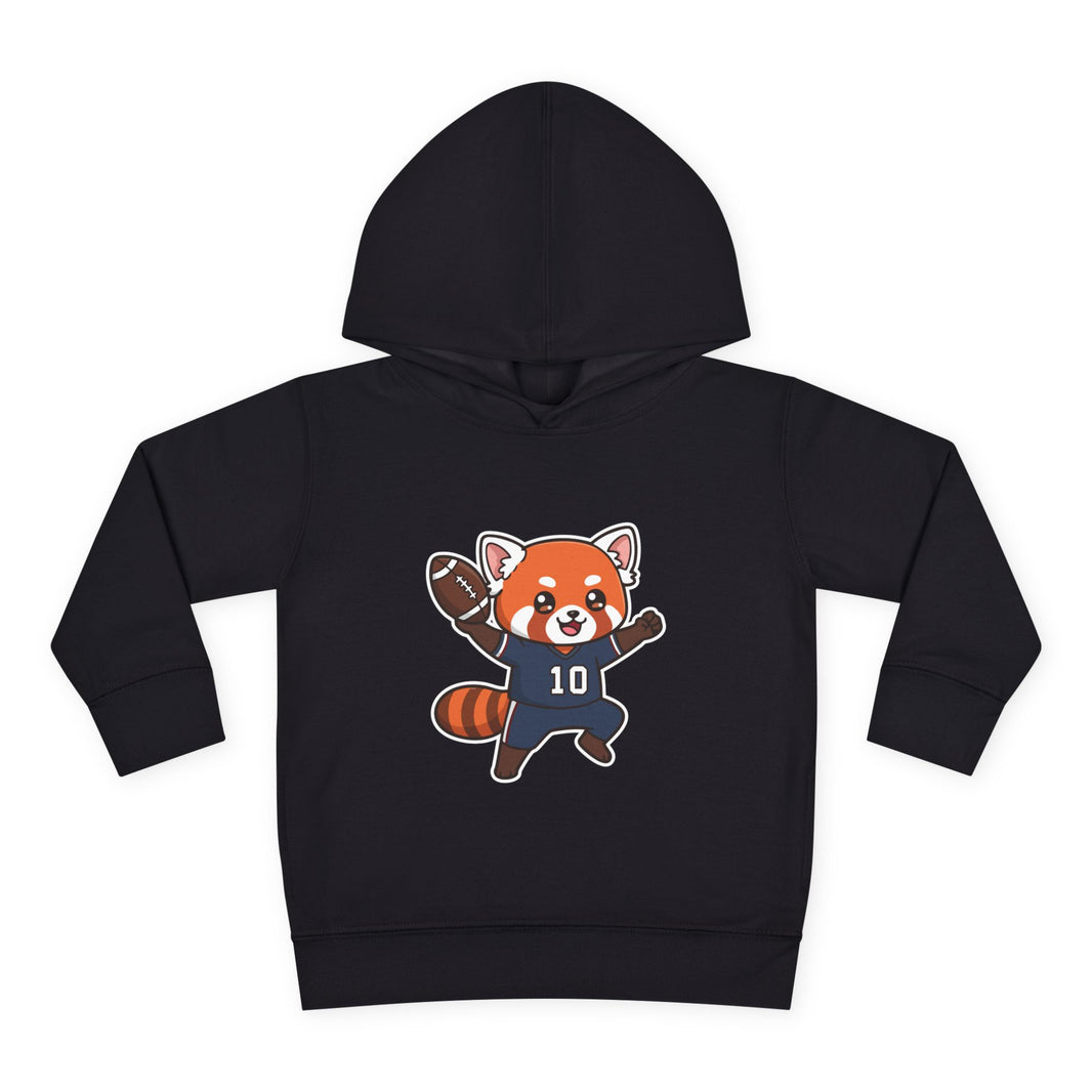Football Player Red Panda Toddler Hoodie