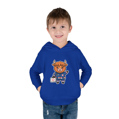 Paramedic Cow Toddler Hoodie