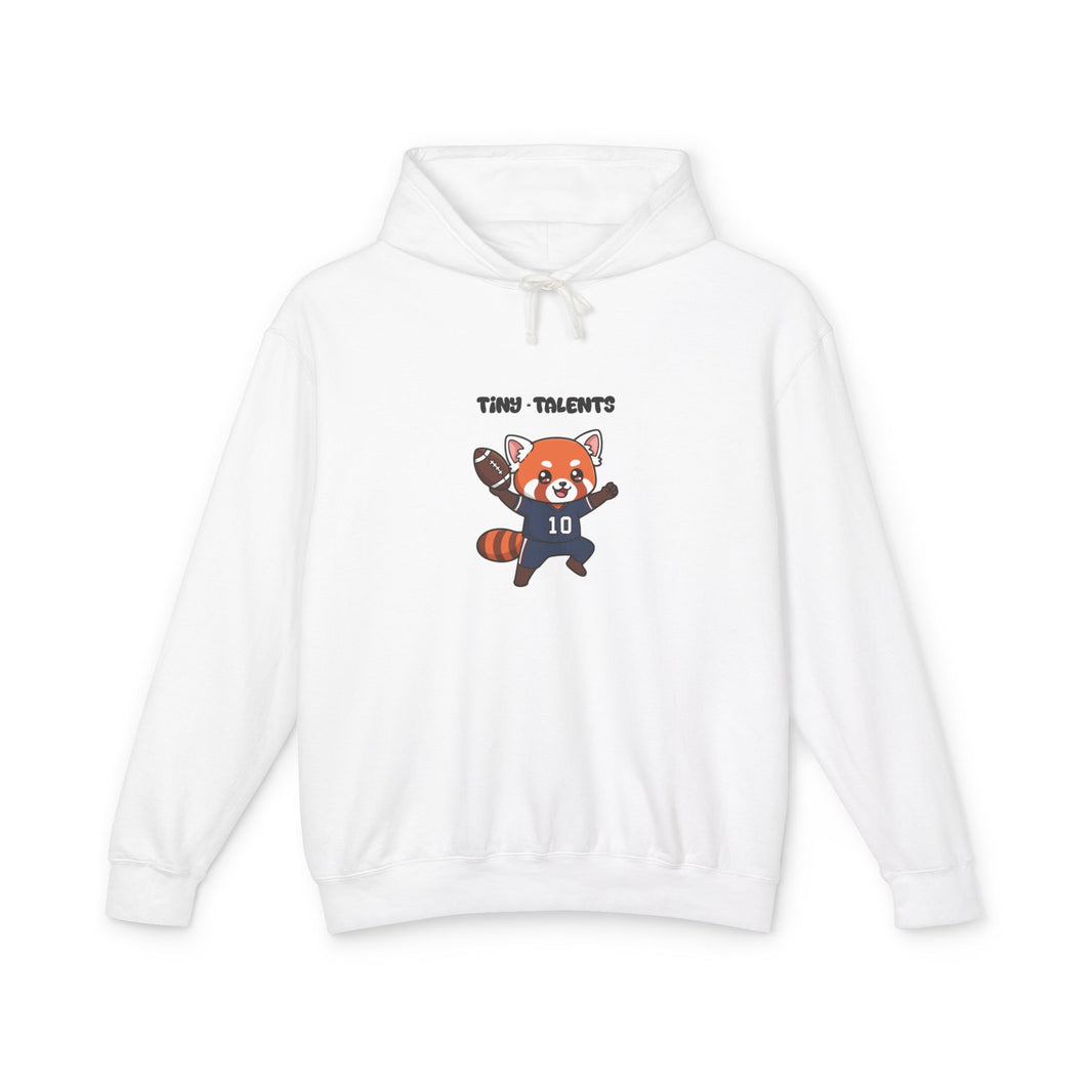 Football Player Red Panda Adult Hoodie (Unisex)