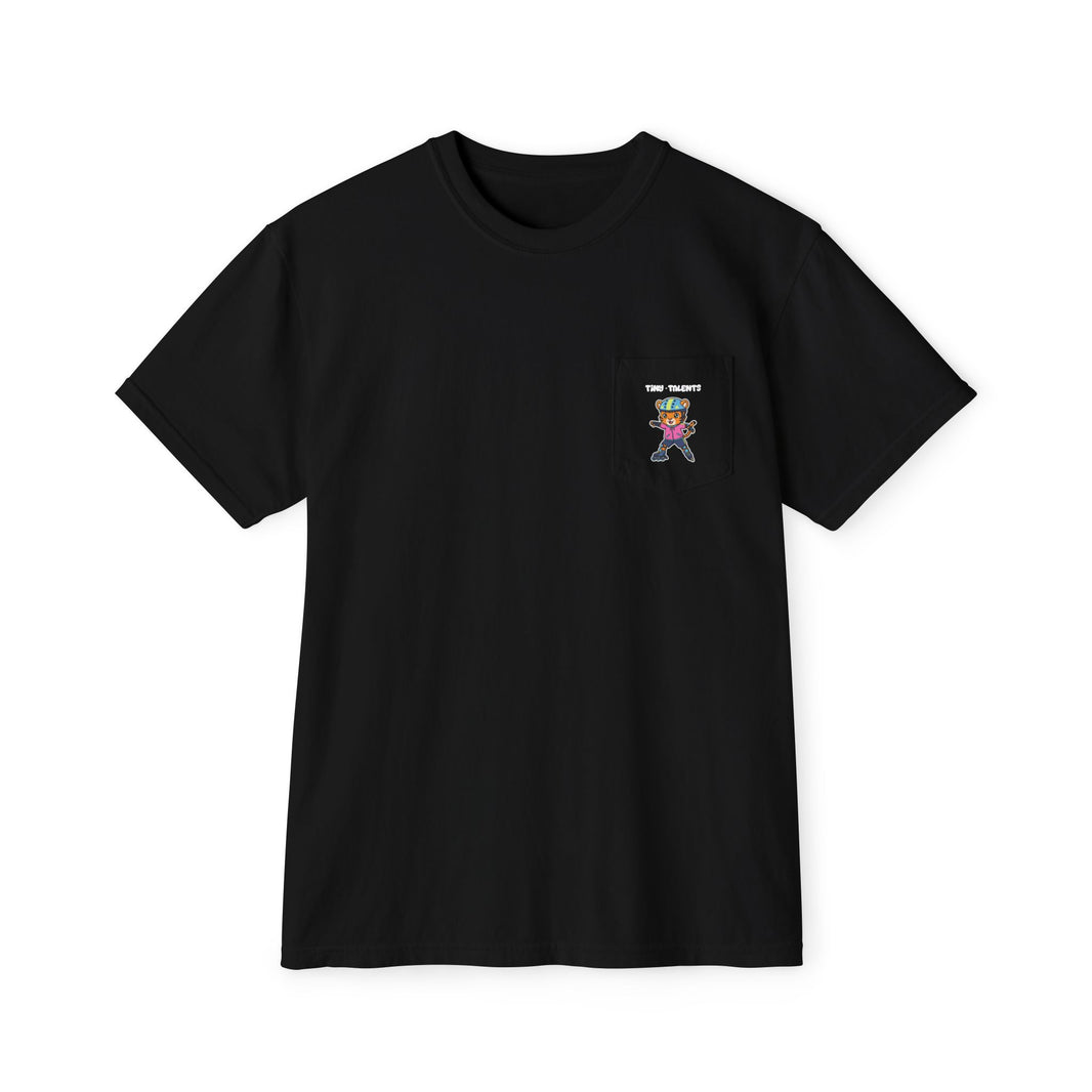 Rollerblader Tiger Adult Pocket T-Shirt (Unisex)