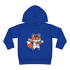 Baseball Player Fox Toddler Hoodie