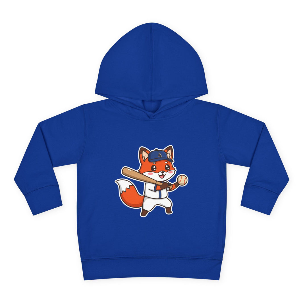 Baseball Player Fox Toddler Hoodie