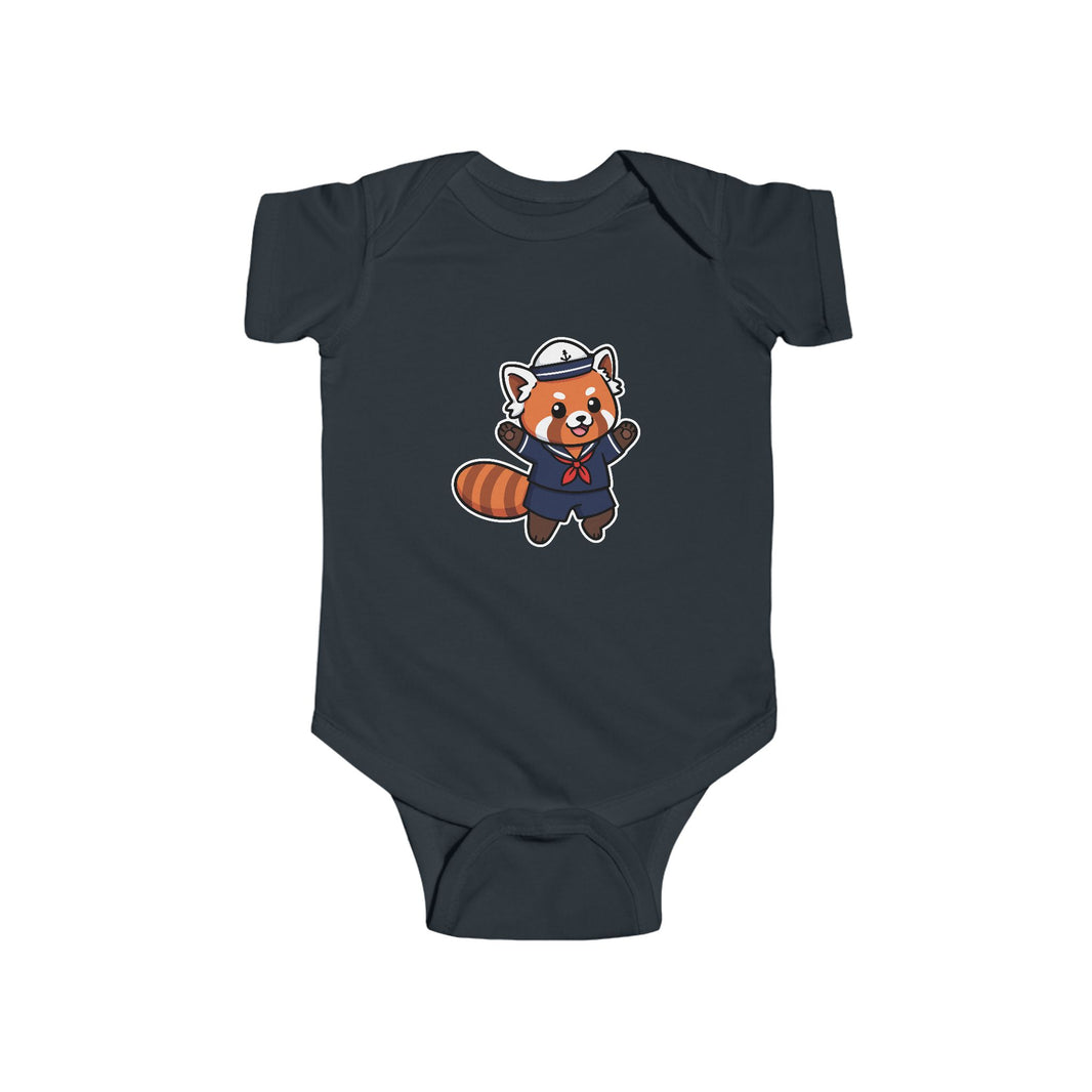 Sailor Red Panda Shortsleeve Infant Bodysuit
