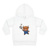 Badminton Player Cow Toddler Hoodie