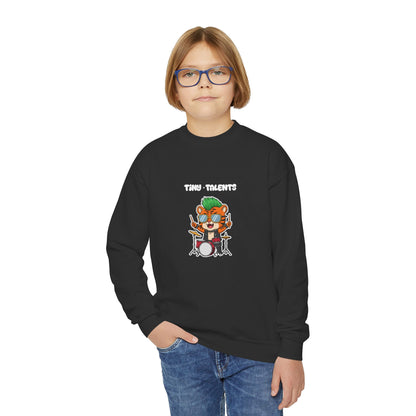 Drummer Tiger Youth Sweatshirt