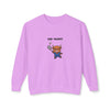 Badminton Player Cow Adult Sweatshirt (Unisex)
