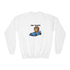 Racecar Driver Lion Youth Sweatshirt