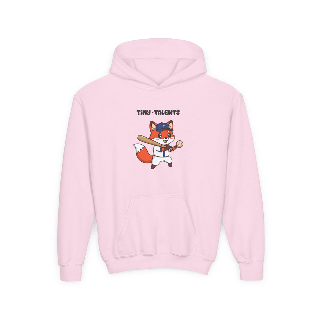 Baseball Player Fox Youth Hoodie