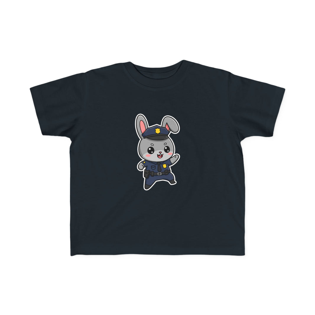 Police Officer Bunny Toddler T-Shirt