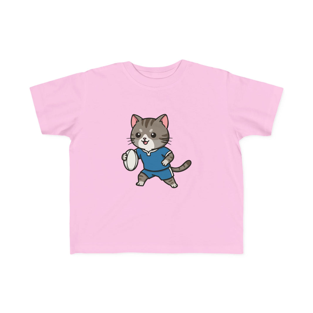 Rugby Cat Toddler T-Shirt