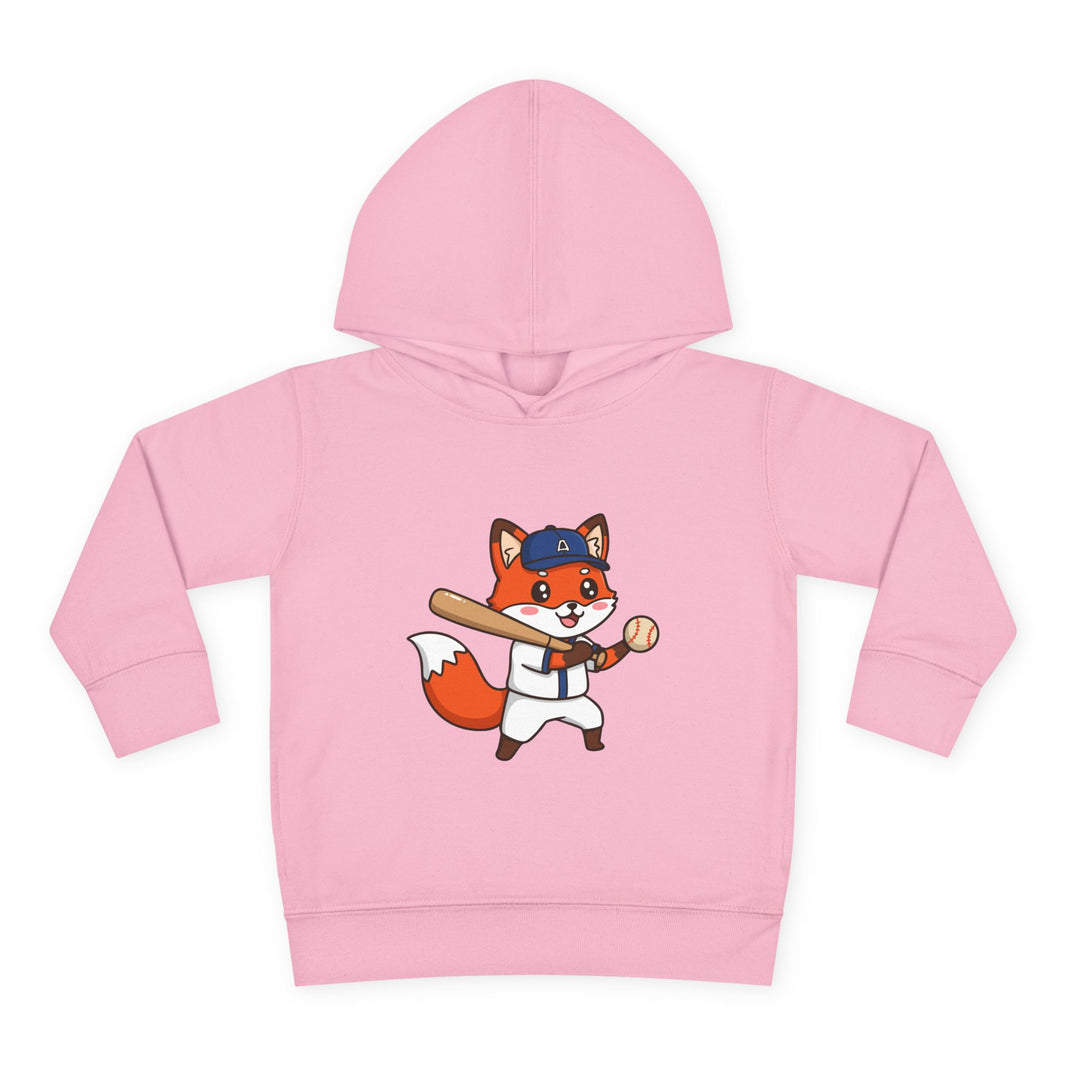 Baseball Player Fox Toddler Hoodie