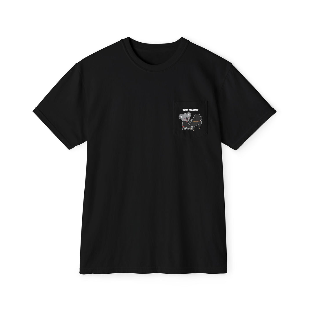 Piano Koala Adult Pocket T-Shirt (Unisex)