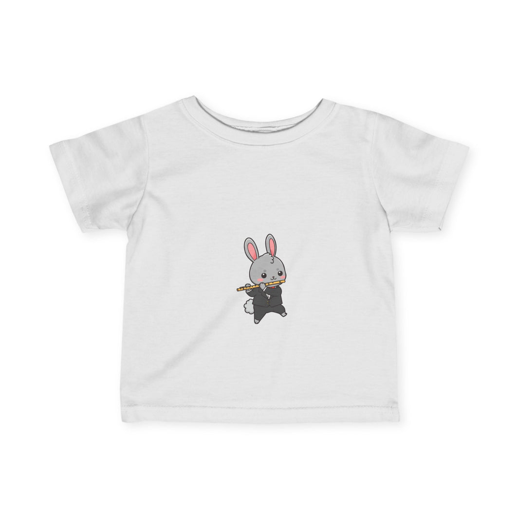 Flute Player Bunny Infant T-Shirt