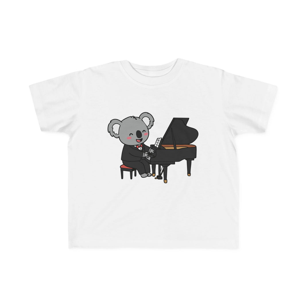 Piano Player Koala Toddler T-Shirt