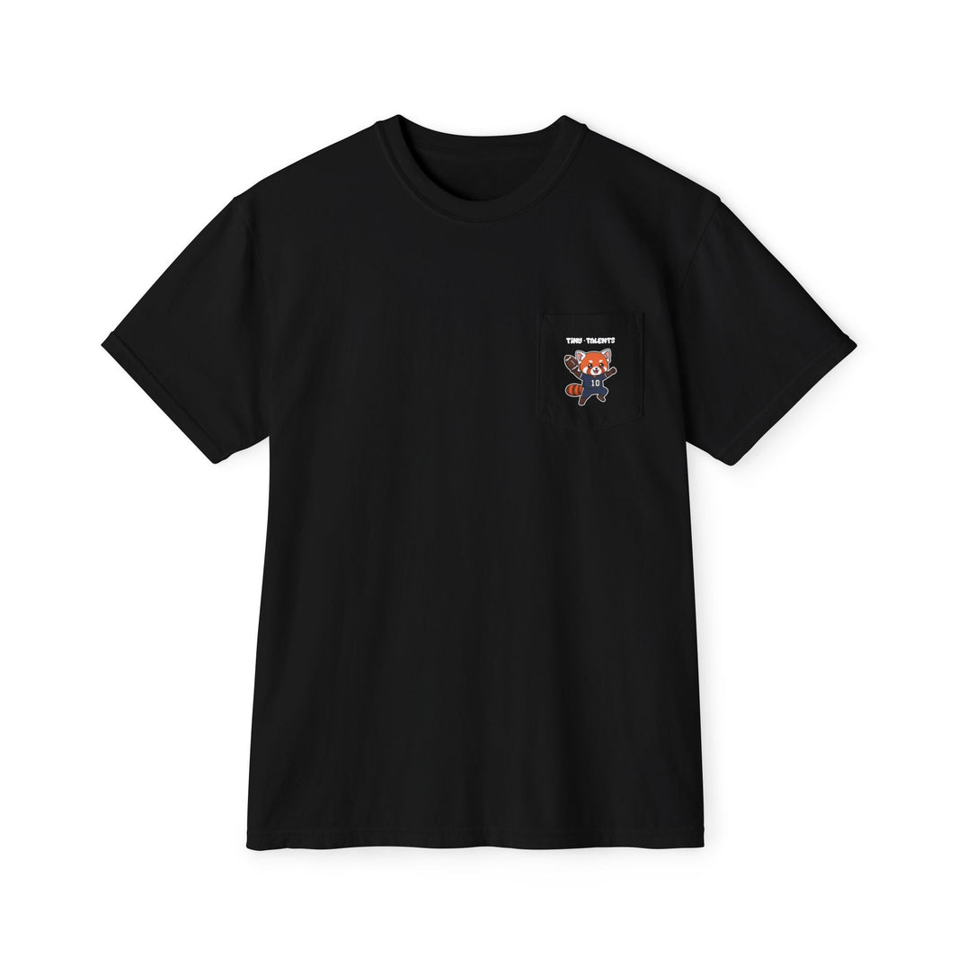 Football Player Red Panda Adult Pocket T-Shirt (Unisex)