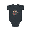 Guitar Chimpanzee Shortsleeve Infant Bodysuit