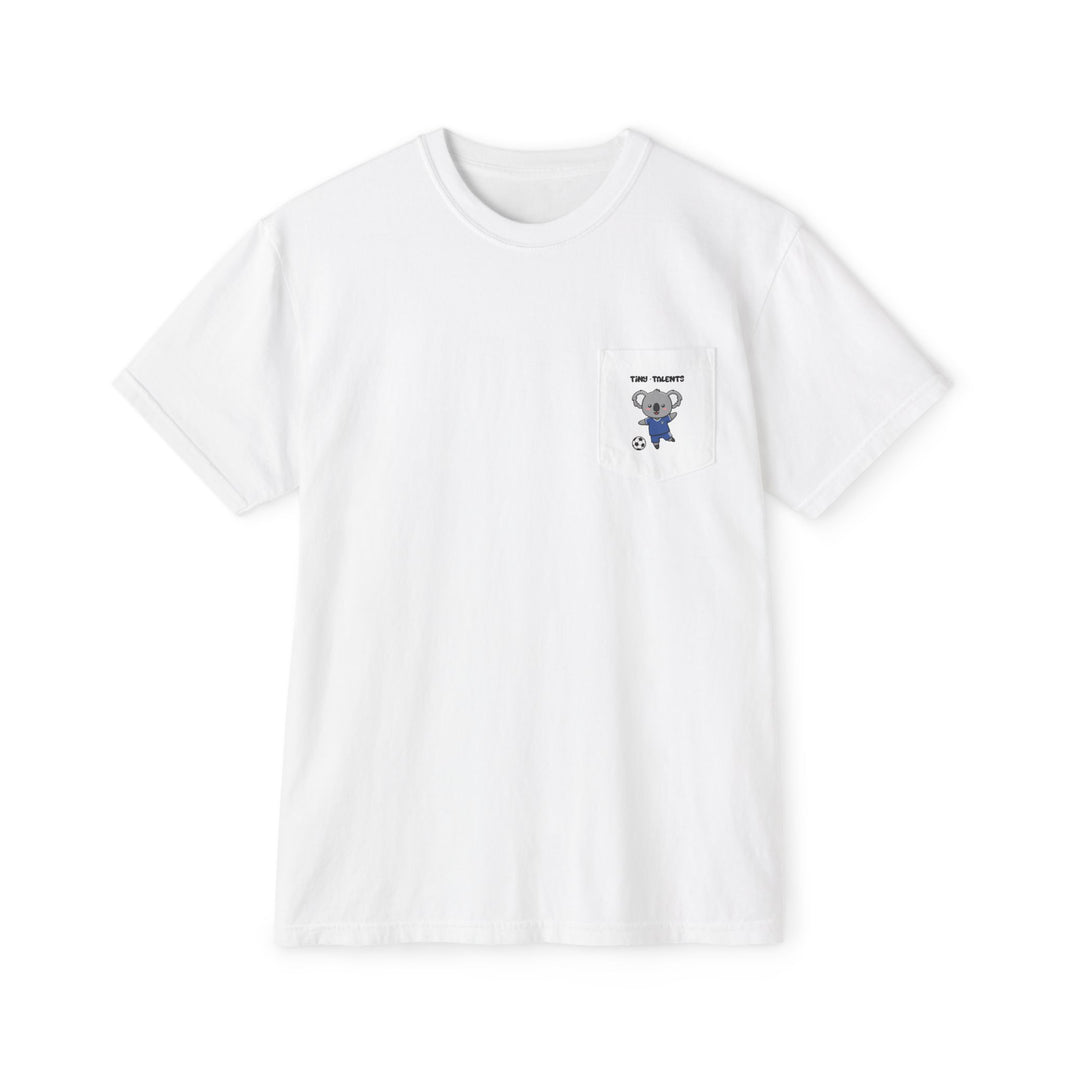 Soccer Player Koala Adult Pocket T-Shirt (Unisex)