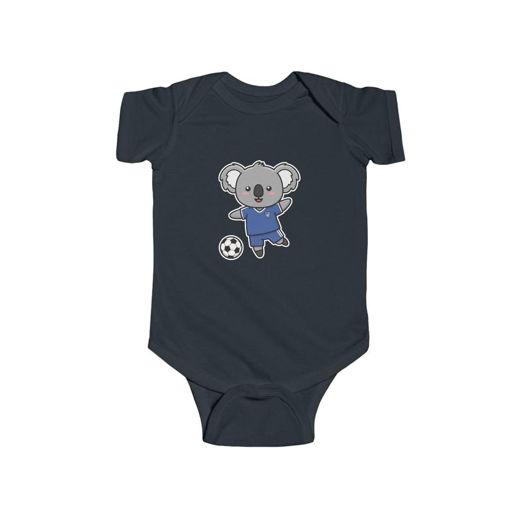 Soccer Player Koala Shortsleeve Infant Bodysuit
