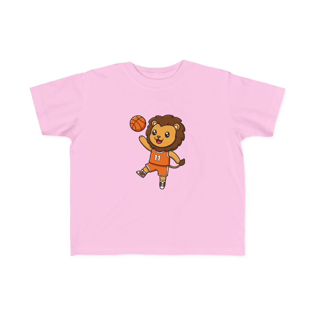 Basketball Player Lion Toddler T-Shirt