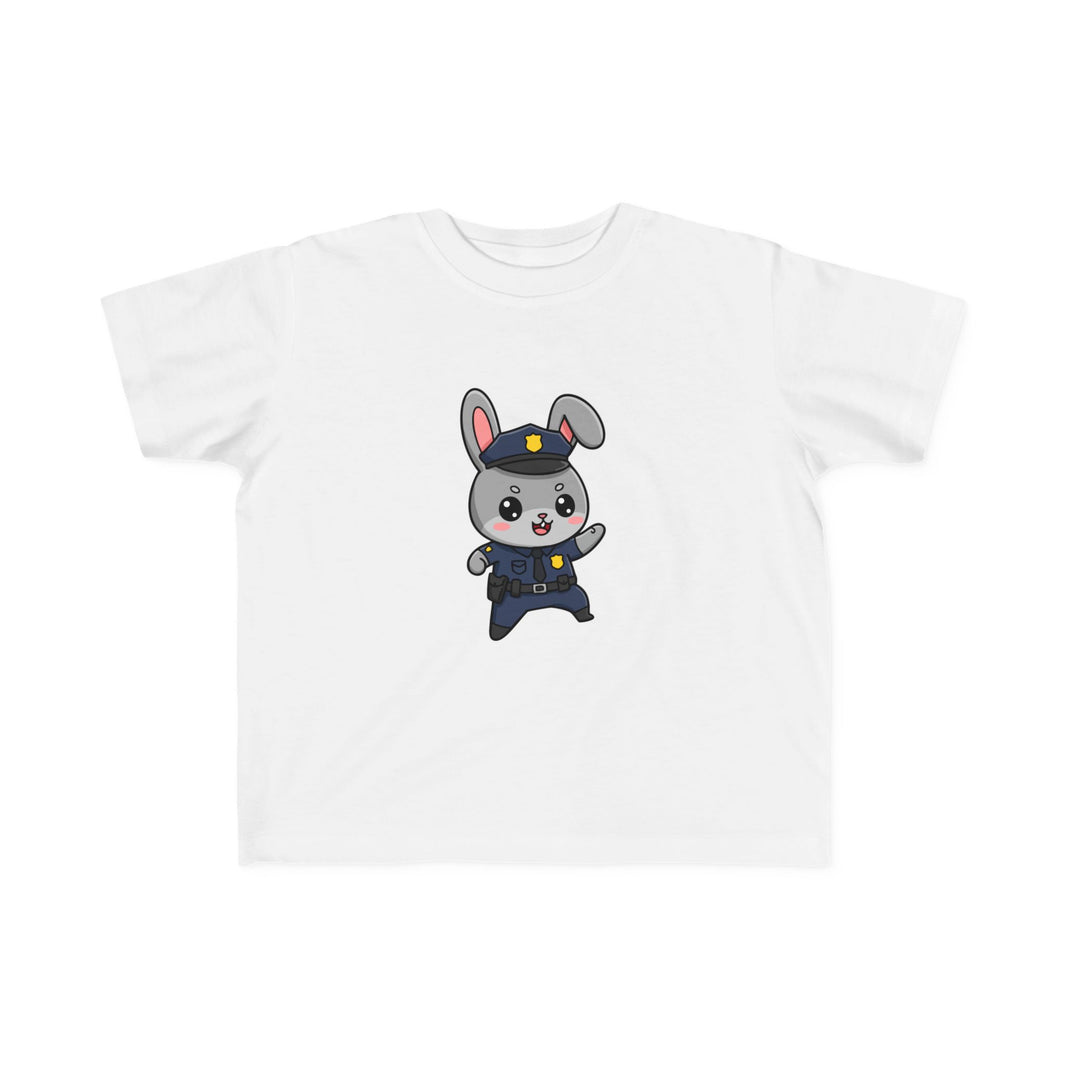 Police Officer Bunny Toddler T-Shirt