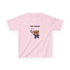 Badminton Player Cow Youth T-Shirt