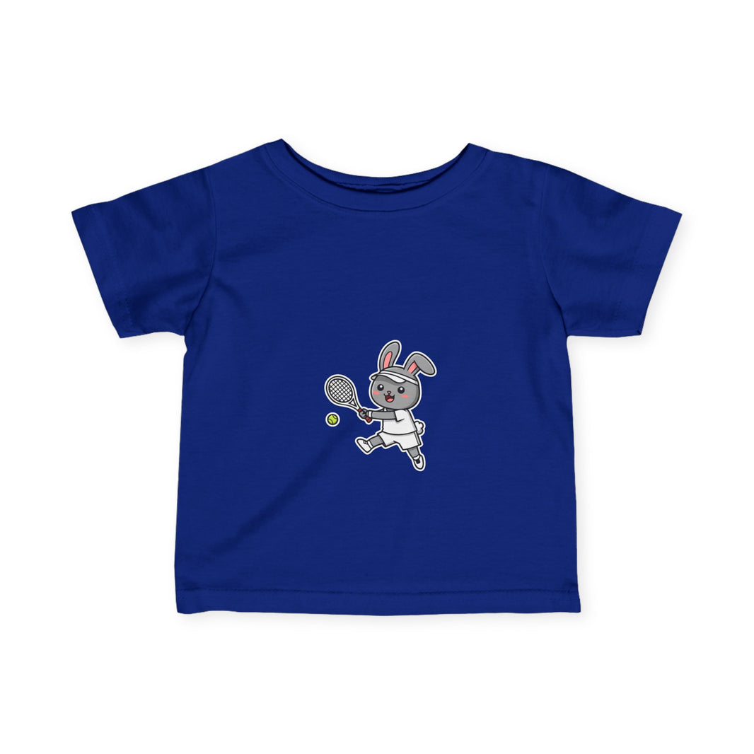 Tennis Player Bunny Infant T-Shirt