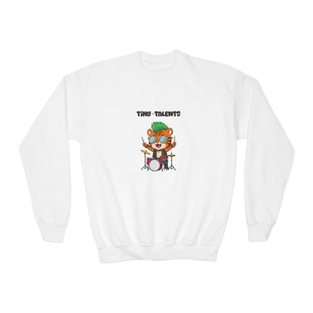 Drummer Tiger Youth Sweatshirt