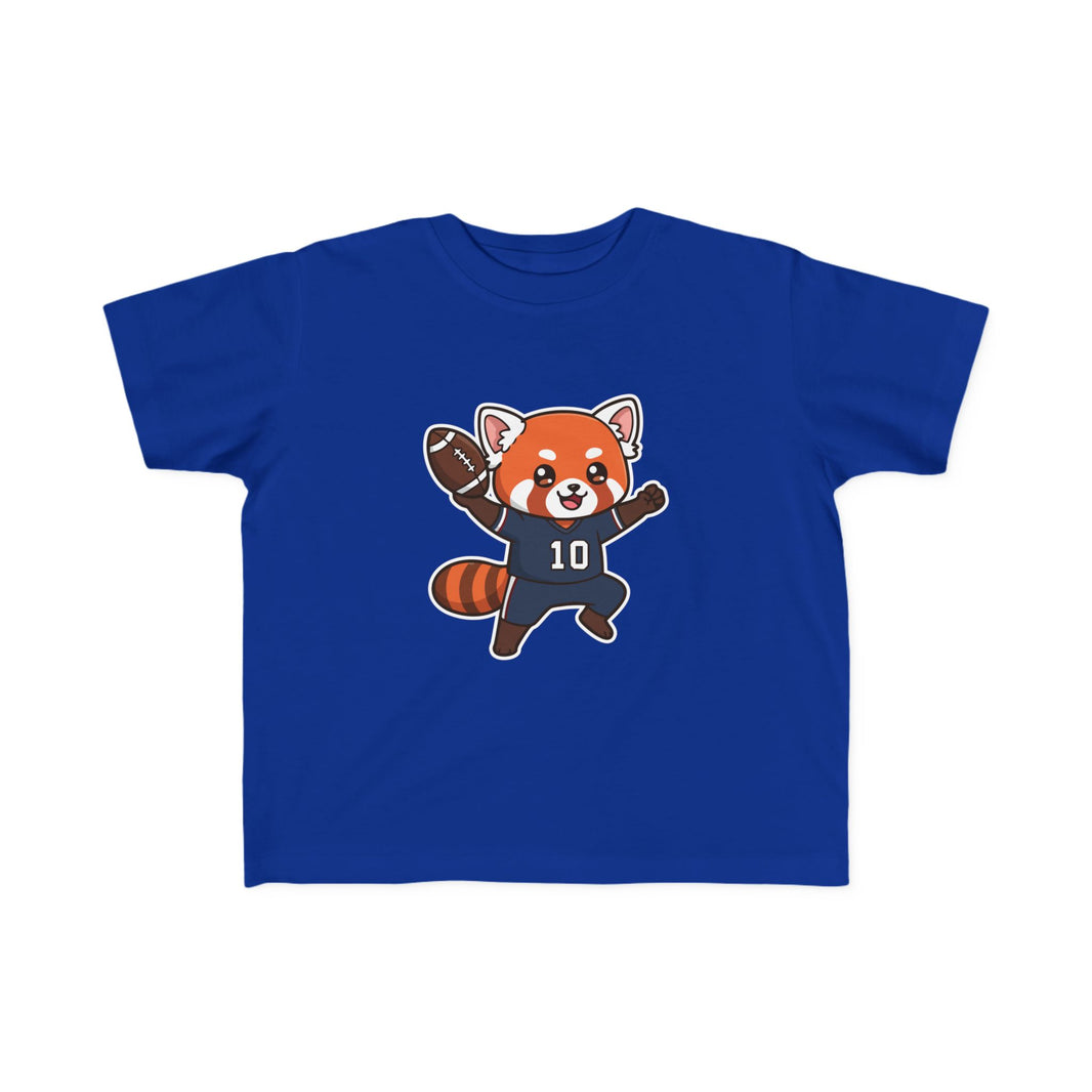 Football Player Red Panda Toddler T-Shirt