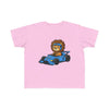 Racecar Driver Lion Toddler T-Shirt