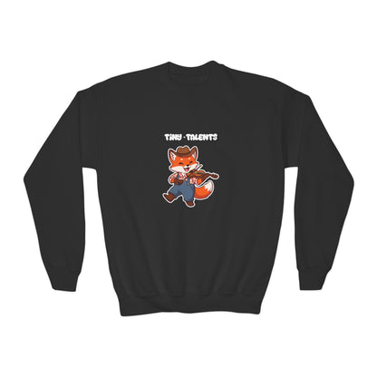 Fiddle Player Fox Youth Sweatshirt