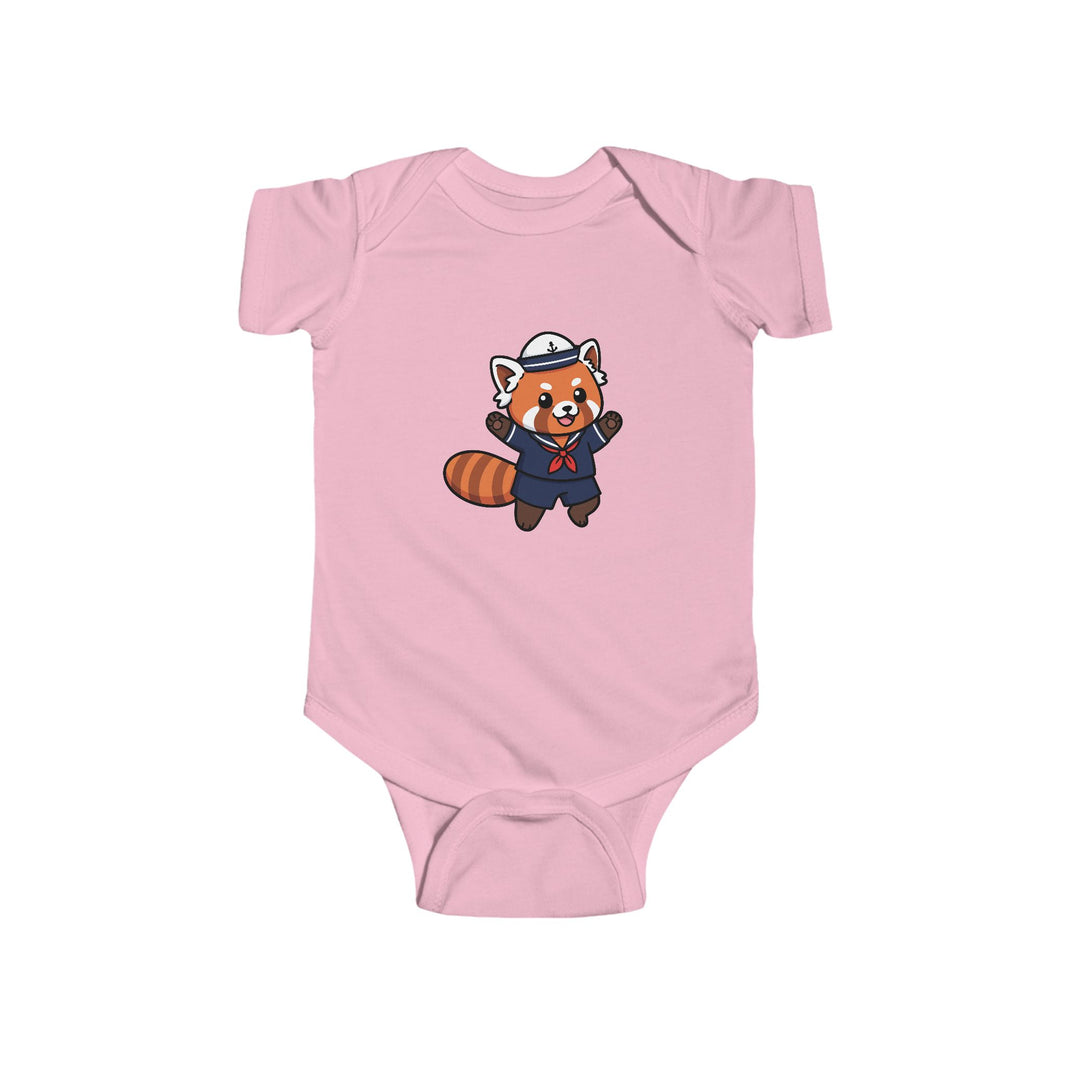 Sailor Red Panda Shortsleeve Infant Bodysuit