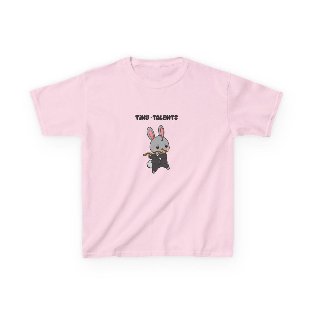 Flute Player Bunny Youth T-Shirt
