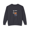 Badminton Player Cow Adult Sweatshirt (Unisex)