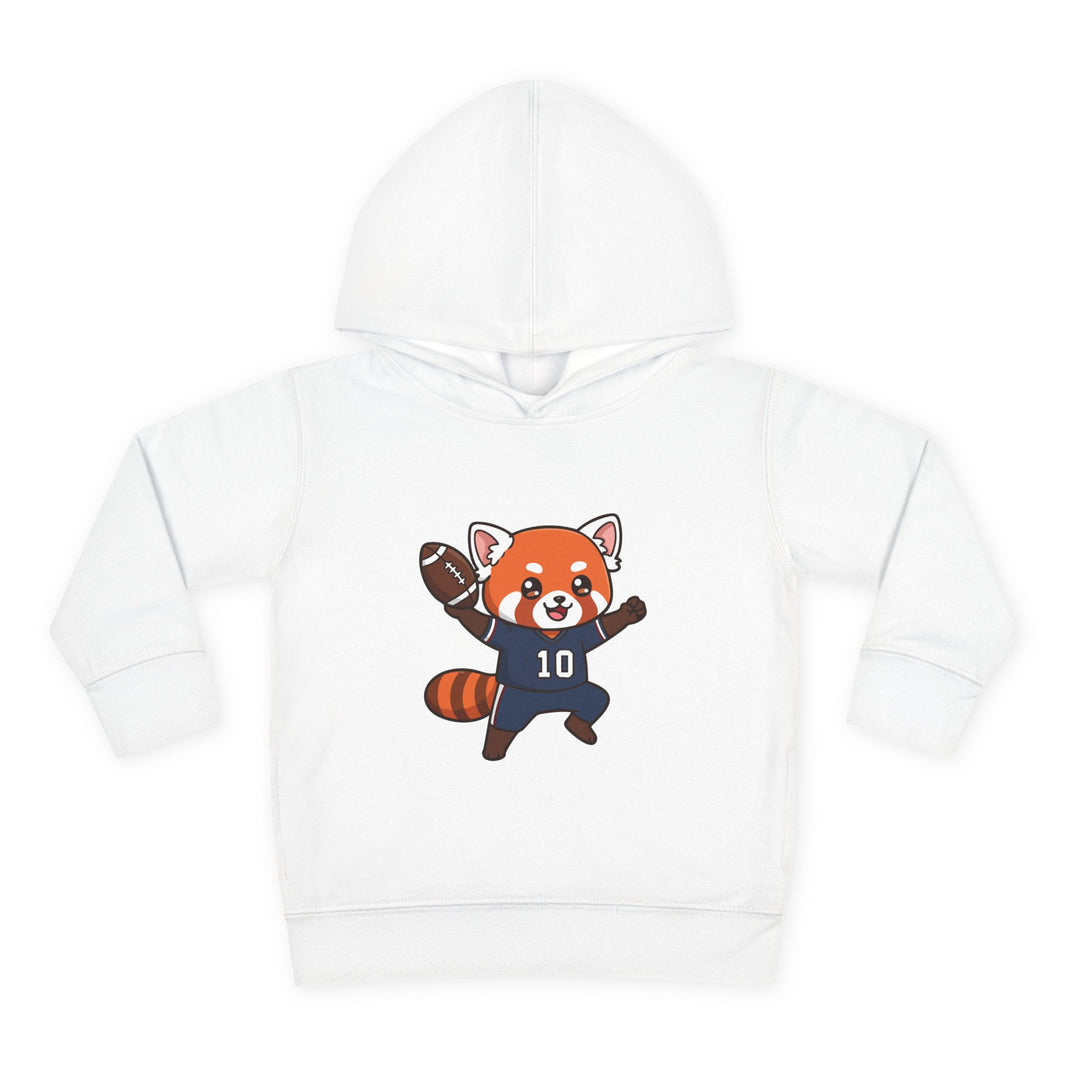 Football Player Red Panda Toddler Hoodie