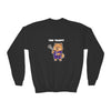 Lacrosse Player Dog Youth Sweatshirt