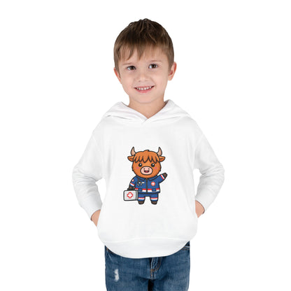 Paramedic Cow Toddler Hoodie