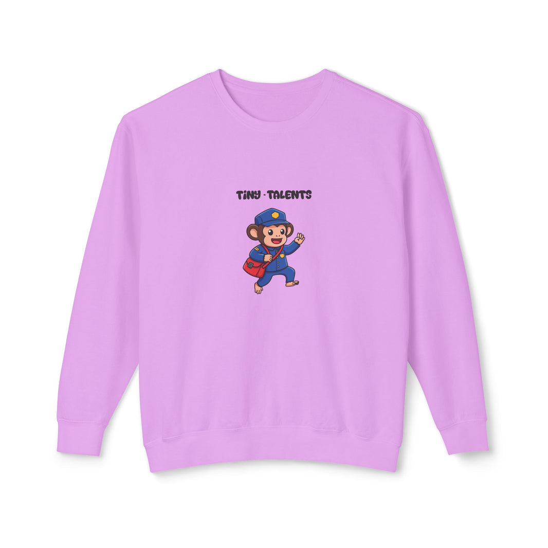 Mailman Chimpanzee Adult Sweatshirt (Unisex)