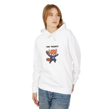 Football Player Red Panda Adult Hoodie (Unisex)