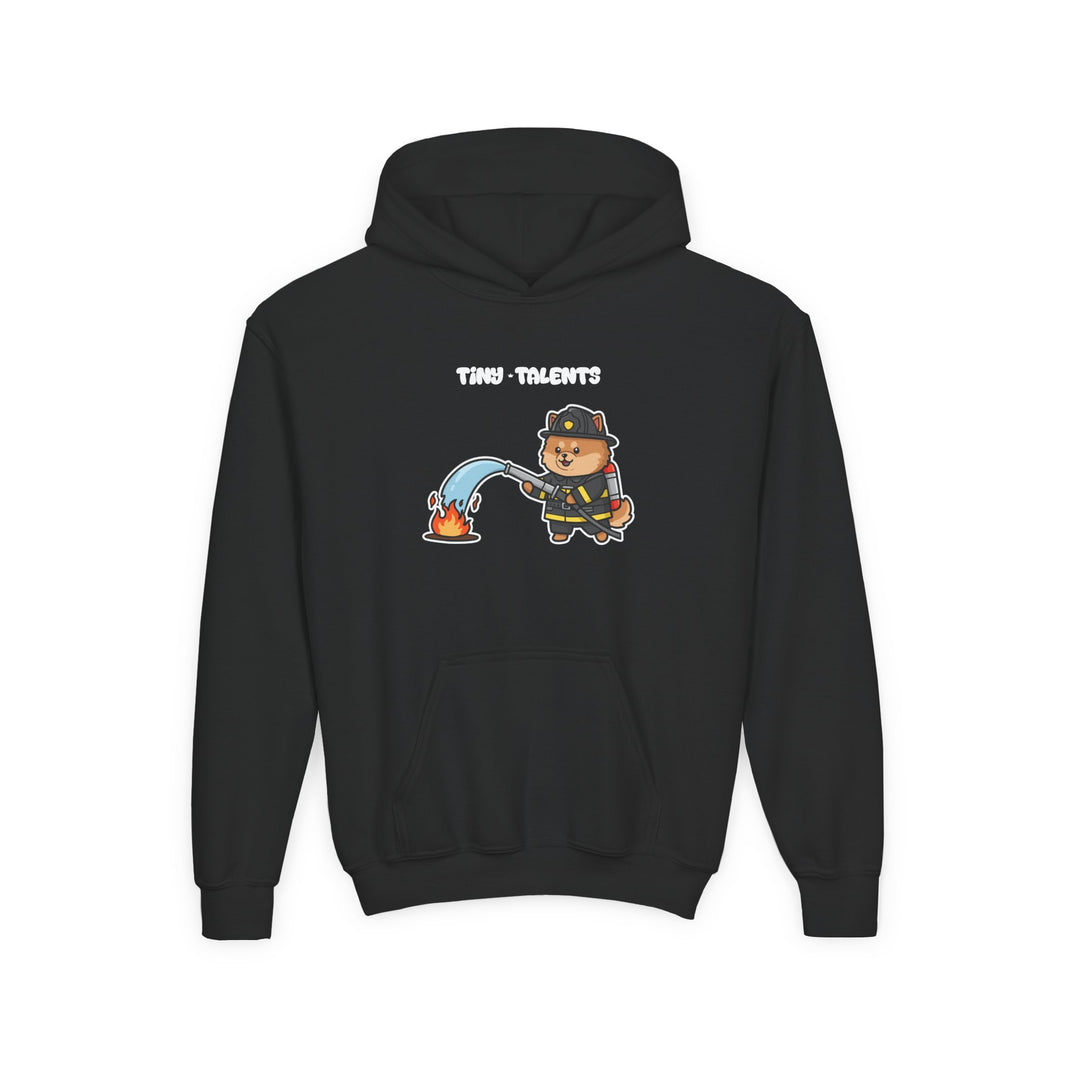 Firefighter Dog Youth Hoodie